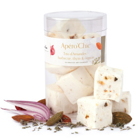Guimauves apéritives aux 3 amandes et thym