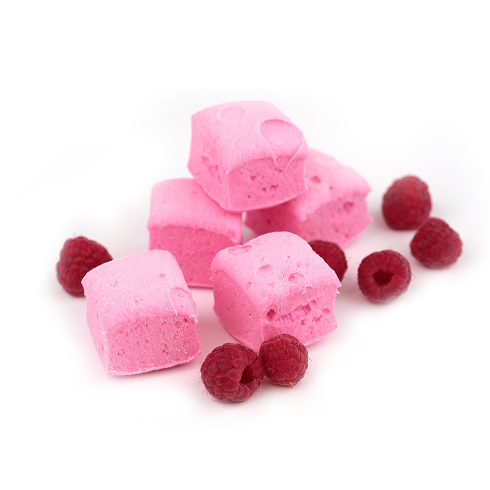 Guimauve artisanale parfum framboise maison