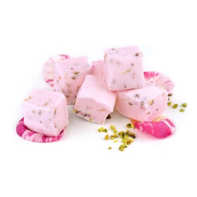 Guimauve a la  Rose et pistaches