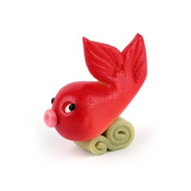 Poisson rouge en pâte d'amande - Maison Jeanblanc