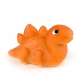 Dinausore orange  : friandise en pâte amande artisanale