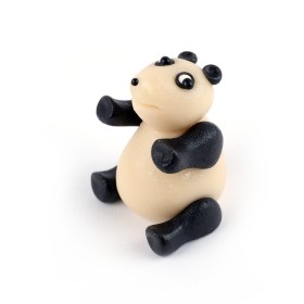 Panda en pâte d'amande Artisanale Maison Jeanblanc