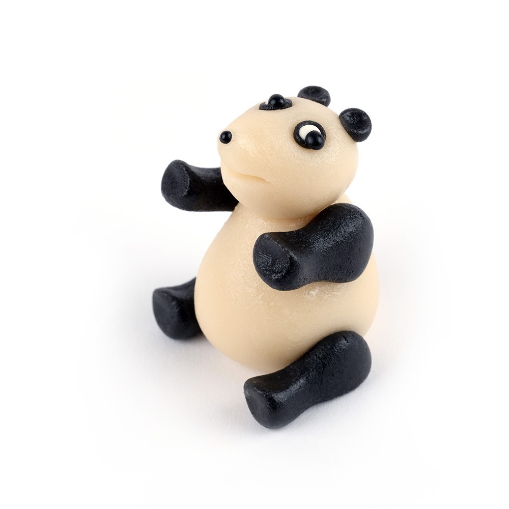 Panda en pâte d'amande Artisanale Maison Jeanblanc