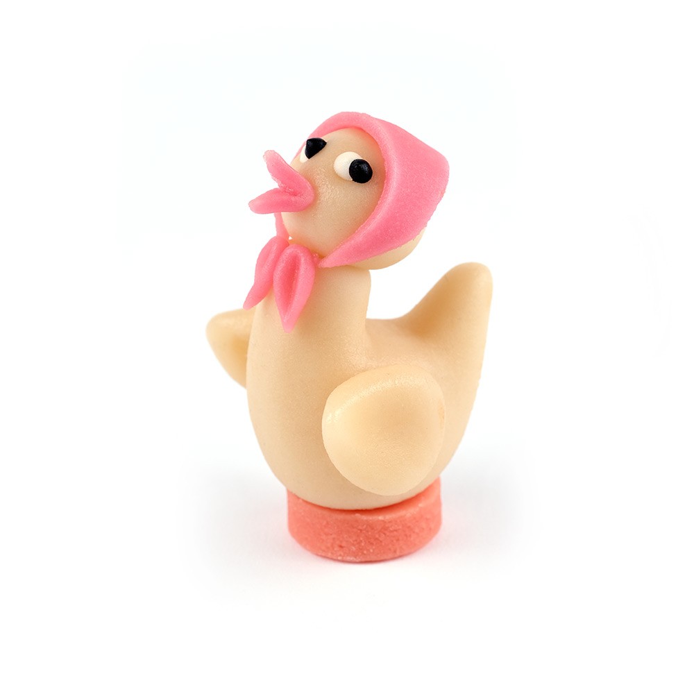 Cocotte fichue, façonné à la main en pâte d'amande