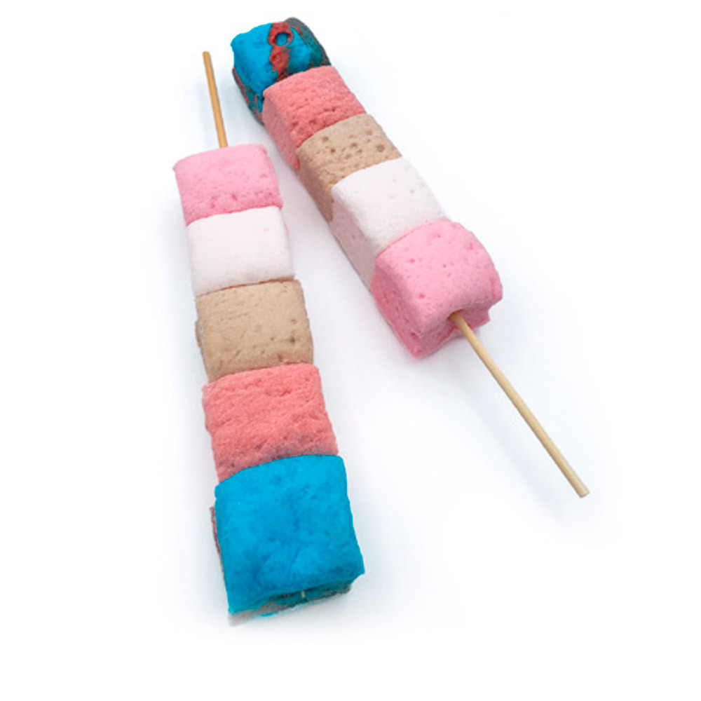 Brochettes guimauve CLASSIQUE : 5 parfums enfant